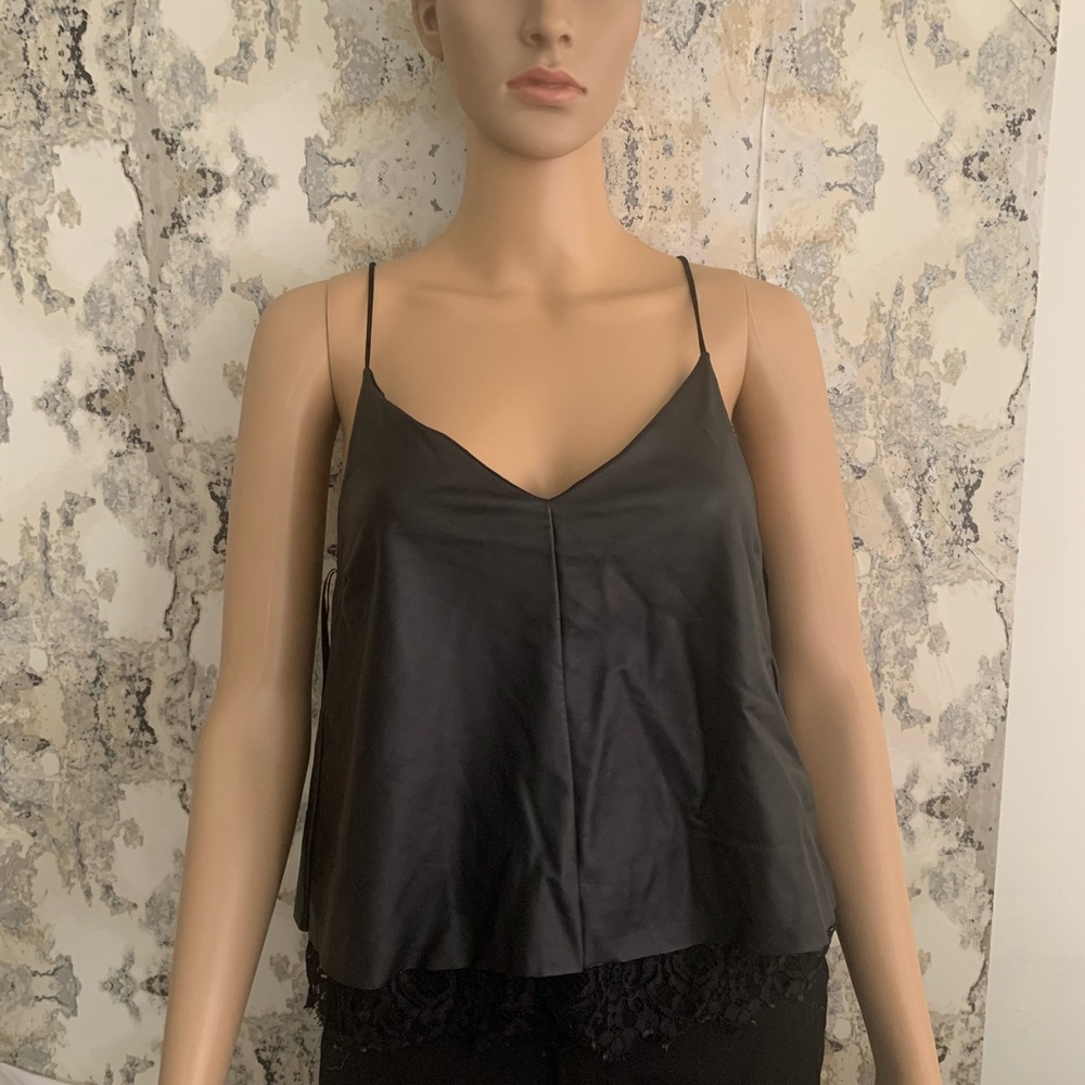 FAUX LEATHER TANK